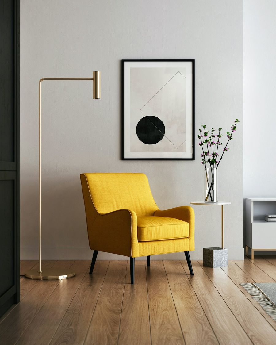 Sauberes, modernes Wohnzimmer in Salzburg